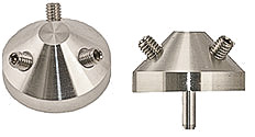 EM-Tec H3/45 Multi-Probenhalter 45° für 3x Ø 15 mm Hitachi Probenteller, Ø 25 x 14 mm, Std. Pin